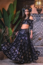 Nahla Trumpet Maxi Skirt